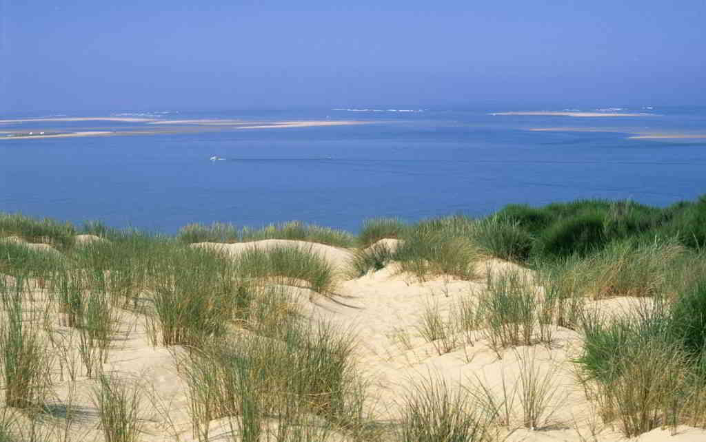 Bordeaux dunes Arcachon sea