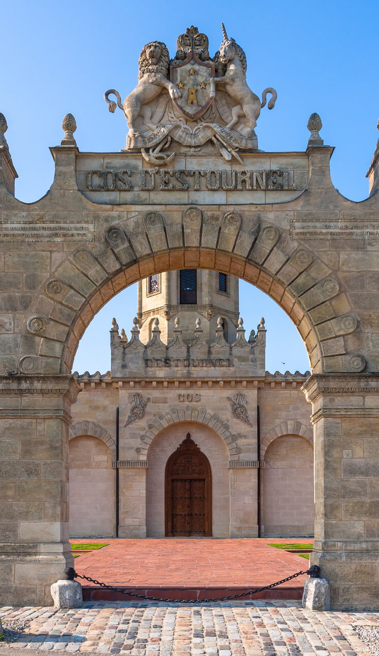 chateau cos destournel gate entrance