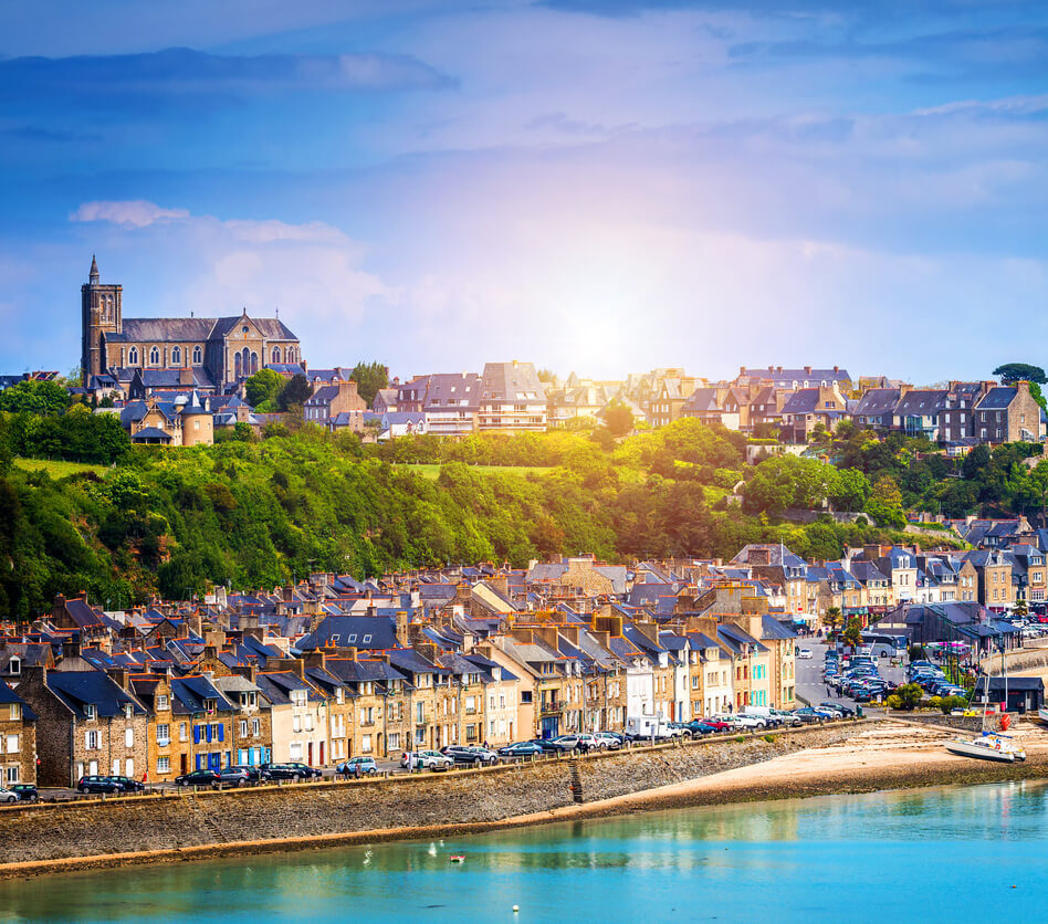 cancale vue de la mer panoramique